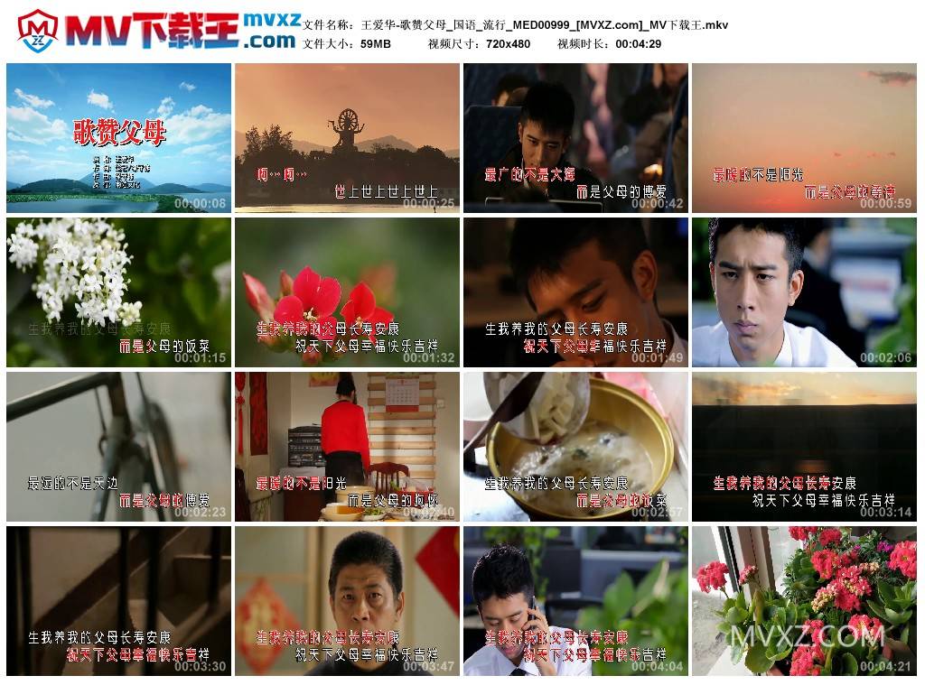 王爱华-歌赞父母_国语_流行_MED00999